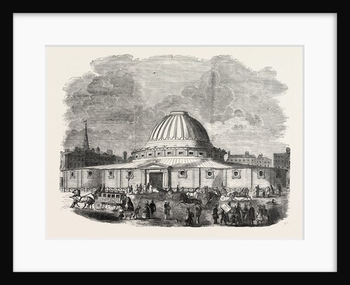 The Building in Leicester Square, London, for Mr. Wyld's Model of the Earth by Anonymous