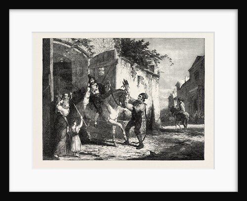 Saint Anthony's Day in Rome, Exhibition of the British Institution by Anonymous