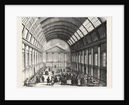 Interior of the New Corn Exchange, Northampton by Anonymous