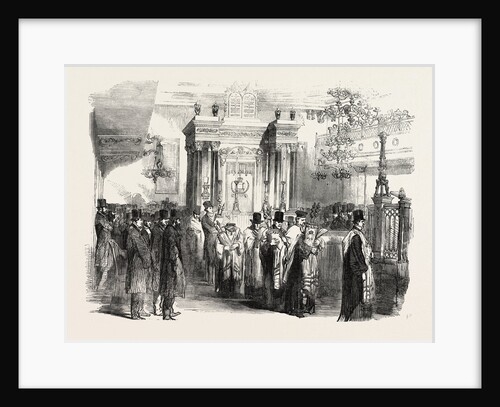 Consecration of the Western Synagogue, St. Albans-Place, St. James's by Anonymous