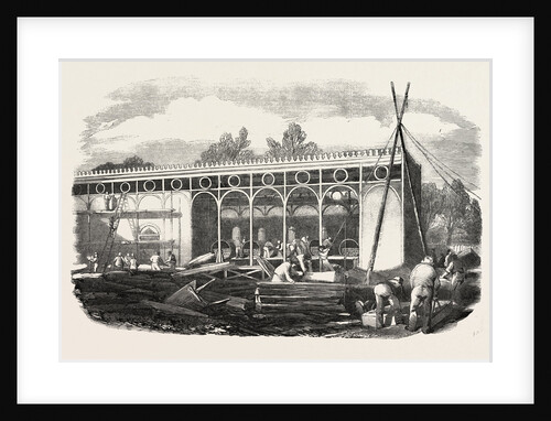 The Industrial Exhibition: The Boiler House, Adjoining the Great Building; the Great Exhibition, London by Anonymous