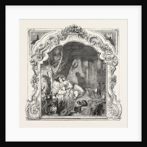 A Subject from the Sleeping Palace, Approach of the Fairy Prince, Exhibition of the Society of British Artists by Anonymous