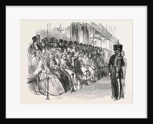 Opening of the Great Exhibition, Sketch in the Nave, Crystal Palace, Hyde Park, London by Anonymous