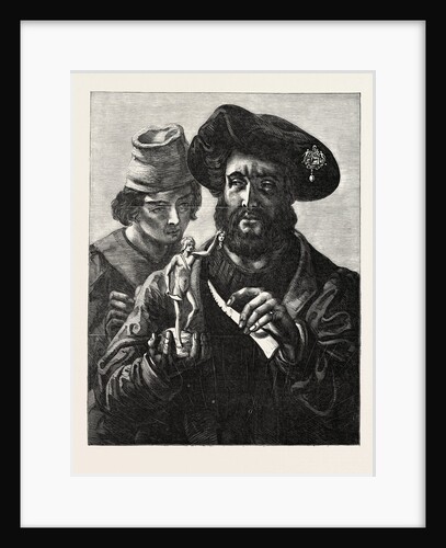 Exhibition of the Royal Academy: Benvenuto Cellini, Giving Instructions to His Assistant, Bernardino Manellini, of Mugello by Anonymous
