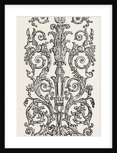 W.A. Papworth, Design for Panel by Anonymous