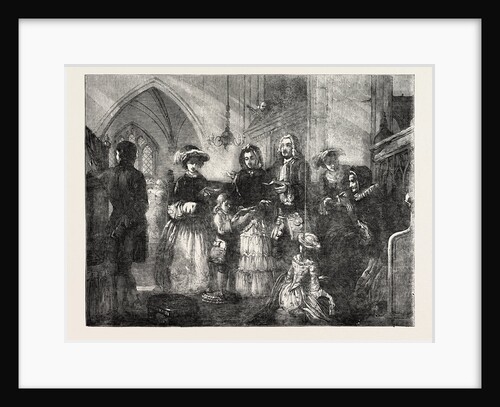 Exhibition of the Royal Academy, the Squire's Pew by Anonymous