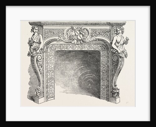 J.P. Vaudre, Chimney Piece of Iron by Anonymous