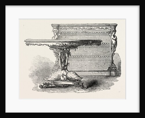 G.J. Morant, Table and Bookcase by Anonymous