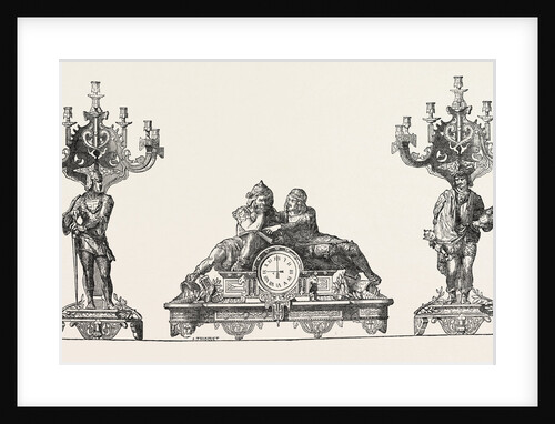Chimney Ornaments in Bronze by Anonymous