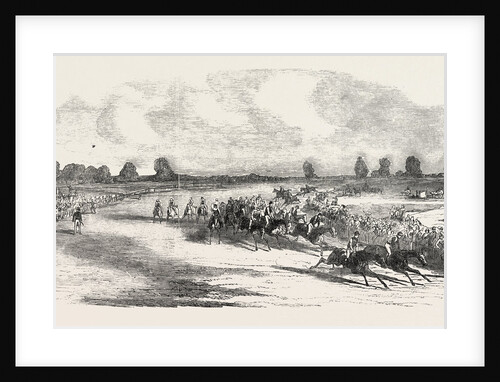 Race Horses Going Round Tattenham Corner by Anonymous