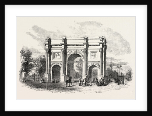 The Marble Arch Cumberland-Gate Hyde Park, London by Anonymous