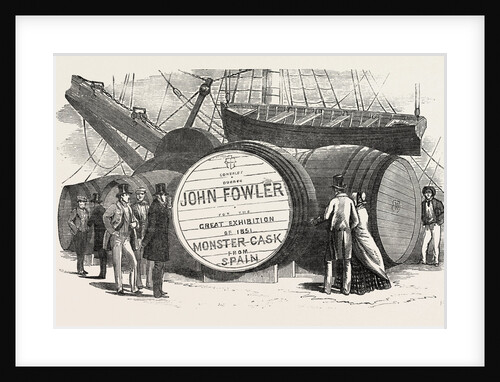 Monster Casks of Sherry in the London Docks by Anonymous