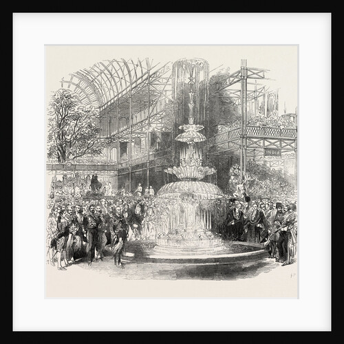 The Transept of the Crystal Palace on the 1st of May, the Great Exhibition, London by Anonymous