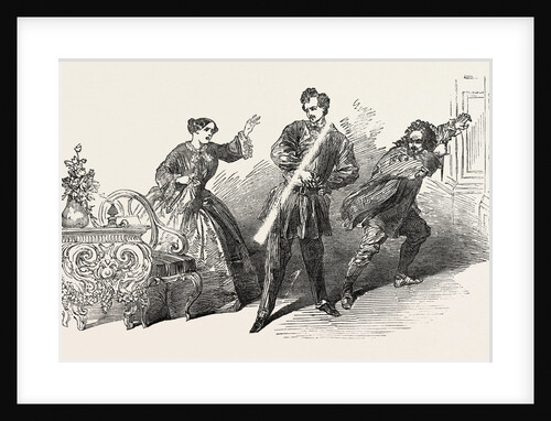 Scene from a Day of Reckoning at the Lyceum Theatre, London by Anonymous