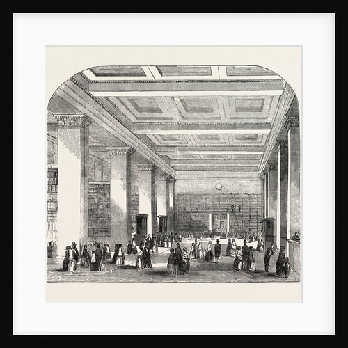 British Museum, the Royal or King's Library, the Large Room, London by Anonymous