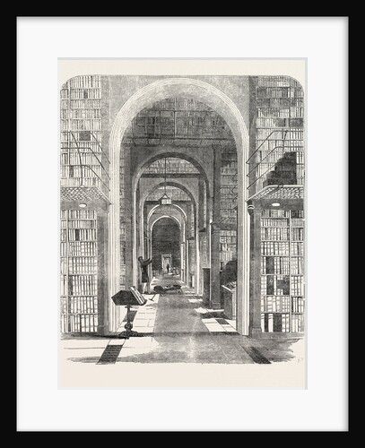 British Museum, the Royal or King's Library, the Arched Room, London by Anonymous