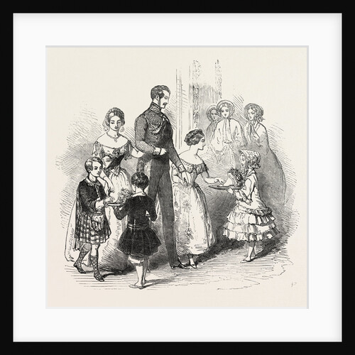 Presenting a Bouquet to the Prince of Wales by Anonymous