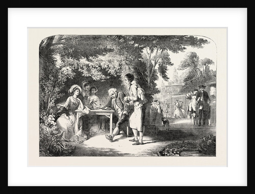 Exhibition of the Royal Academy: An Awkward Position, Goldsmith at White Conduit House by Anonymous