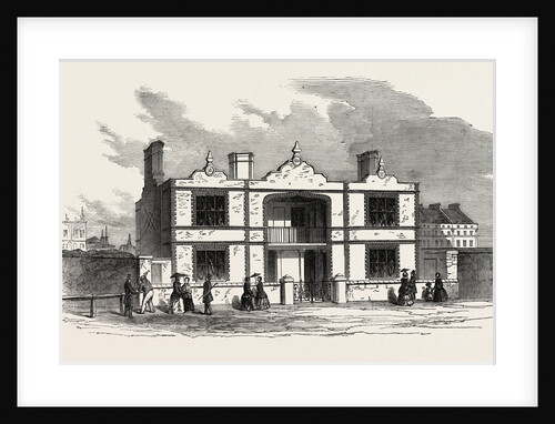 The Great Exhibition, London: Model Houses for the Working Classes: Prince Albert's Model Lodging House; the Contribution of His Royal Highness to the Great Exhibition is a Block of Model Houses by Anonymous
