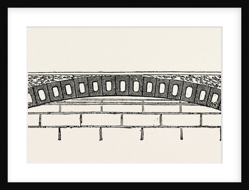The Great Exhibition, London: Model Houses for the Working Classes: Prince Albert's Model Lodging House: Section of Hollow Brickwork by Anonymous