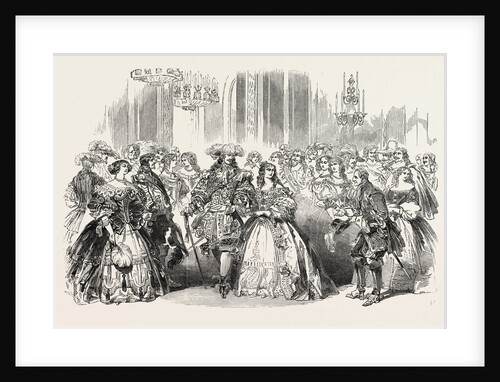 Her Majesty Queen Victoria's Costume Ball at Buckingham Palace, London: The Countess of Granville, His Royal Highness Prince Albert, Queen Victoria, the Duke of Wellington, the Duchess of Roxburghe by Anonymous