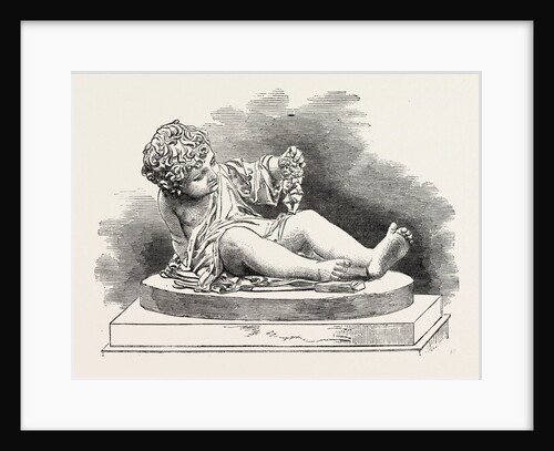 Boy with Punchinello by Anonymous