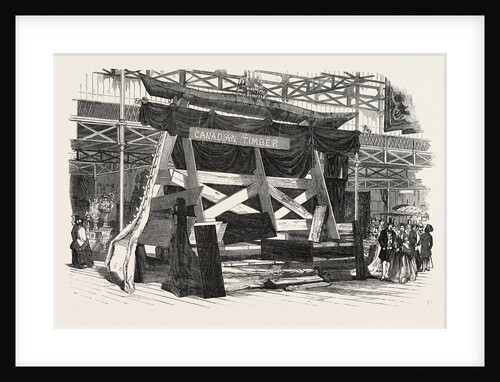 The Great Exhibition, Crystal Palace, Hyde Park, London: Canadian Timber Trophy by Anonymous