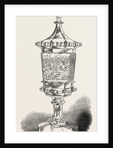 Engraved Glass Goblet by Anonymous