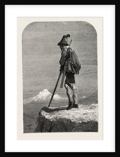 Exhibition of the Society of Painters in Water Colours: A Tyrolese Chamois Hunter by Anonymous