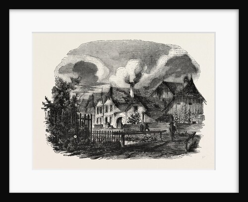 Wells, in Upper Austria, a Woodcut in the Austrian Printing Establishment by Anonymous