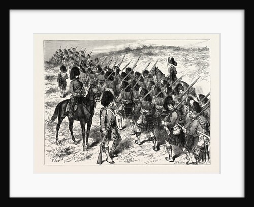 The 93rd Highlanders on the March by Anonymous