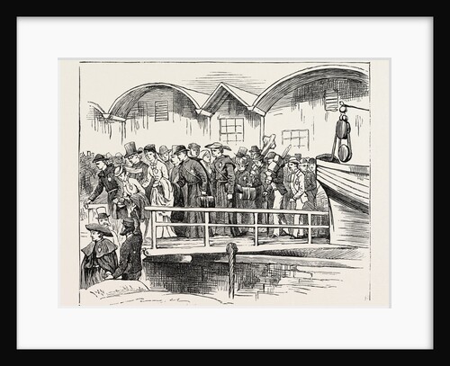 On the Way to Paray-Le-Monial, France: Embarkation at Newhaven by Anonymous