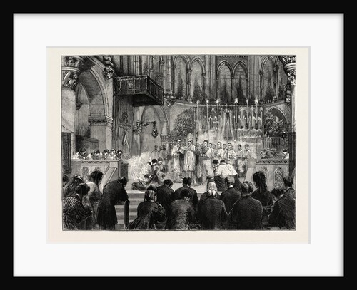 The English Pilgrimage to Paray-Le-Monial,France: The Benediction at the Pro-Cathedral, South Kensington by Anonymous
