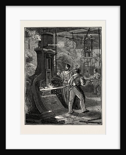 Steam Hammer at the Clyde Works by Anonymous