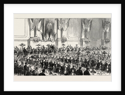 The Cutler's Feast at Sheffield, UK: Banquet in the Cutlers' Hall by Anonymous