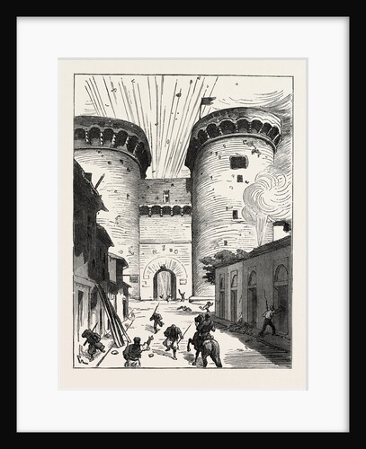 The Civil War in Spain: Explosion at the Cuarte Gate, Valencia by Anonymous