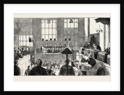 The Great City Forgeries: Trial of the Accused at the Central Criminal Court. Austin Biron Bidwell; George Macdonnell; George Bidwell; Edwin Noyes; Henry Avory, Esq., Clerk of the Court; Mr. Justice Archibald Alderman; Sir W.R. Carden by Anonymous