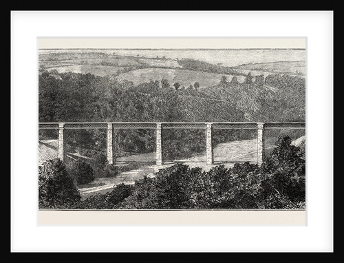 The New Devon and Somerset Railway: Castle Hill Viaduct by Anonymous