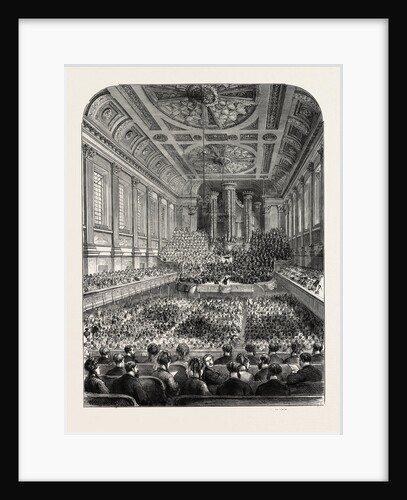 The Birmingham Musical Festival: Interior of the Town Hall by Anonymous