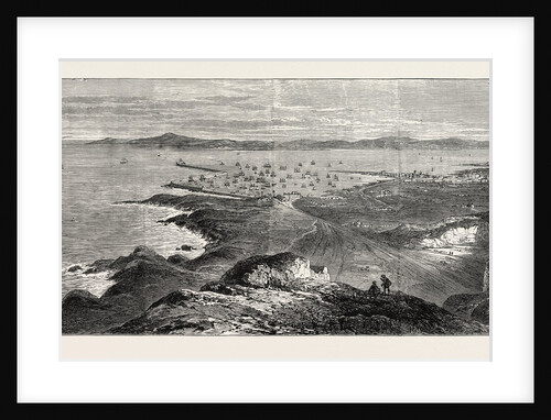 Inauguration of the Holyhead Breakwater and Harbour of Refuge by H.R.H. The Prince of Wales: General View of the Breakwater and Harbour of Refuge, Wales by Anonymous
