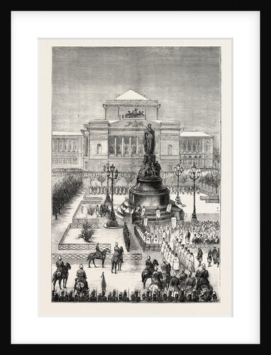 Unveiling the Statue of Catherine II at St. Petersburg, Russia: The Ceremony of Unveiling the Statue by Anonymous