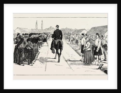 Volunteers from the 79th Highlanders Leaving England for the Ashantee War: The Parade by Anonymous