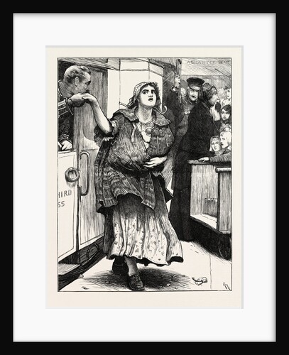 The Ashantee War: Good Bye, A Sketch at the Railway Station, Anglo Ashanti War, Ghana by Anonymous