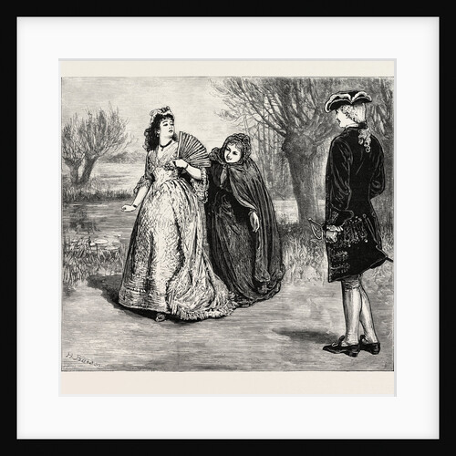 Scene from the Wandering Heir at the Queen's Theatre: Philippa Whatever I Am I Don't Care to Be Stared at Like a Wild Animal. Act IV by Anonymous