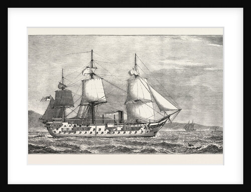 The Ashantee War: The Hospital Ship Victor Emmanuel, to Be Moored Off the Gold Coast, Anglo Ashanti War, Ghana by Anonymous
