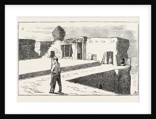 The Russian Expedition to Khiva: Sentinel on the Walls of the Fortress Chasar Asp. by Anonymous