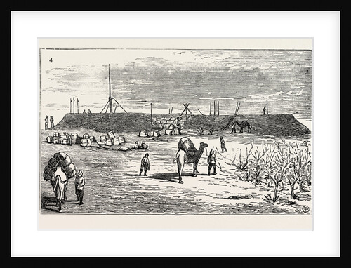 The Russian Expedition to Khiva: Camp and Magazine on the Irkibaia by Anonymous