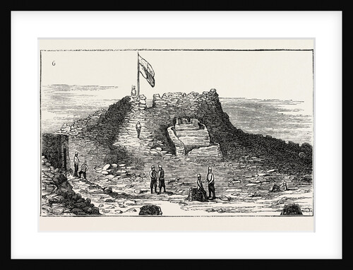 The Russian Expedition to Khiva: Interior of Fort Tamdi by Anonymous
