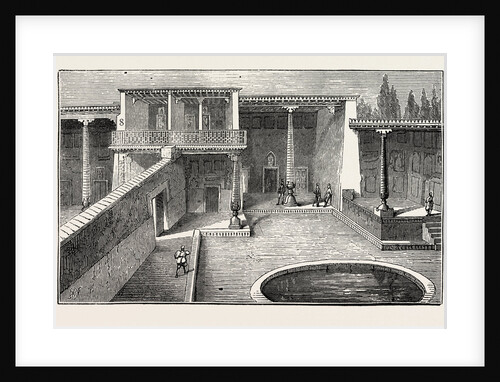 The Russian Expedition to Khiva: Pavilion Occupied by the Grand Duke Nicholas in the Khan's Gardens by Anonymous