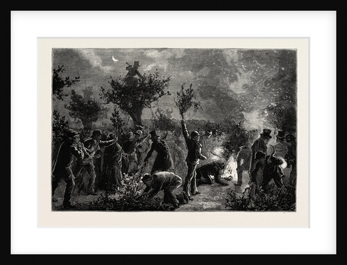 The Ancient Custom of Wood Lopping at Midnight in Epping Forest on the Eleventh of November by Anonymous